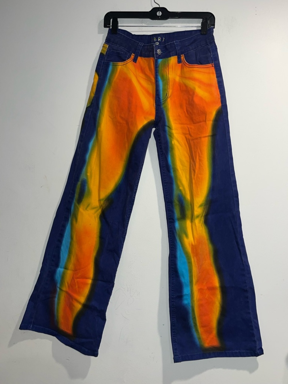 VBRT VIBRANT MIU Heat map print baggy jeans
